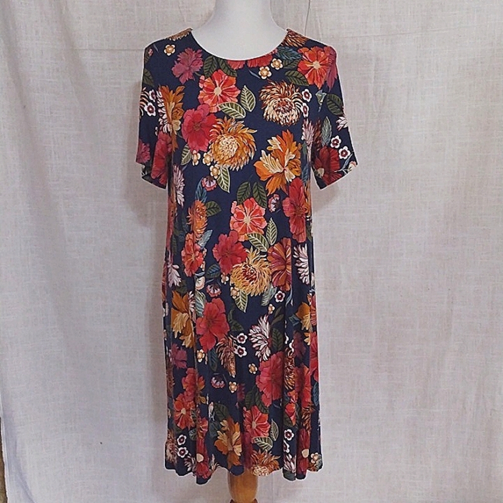 LOFT floral swing dress - gorgeous pattern!